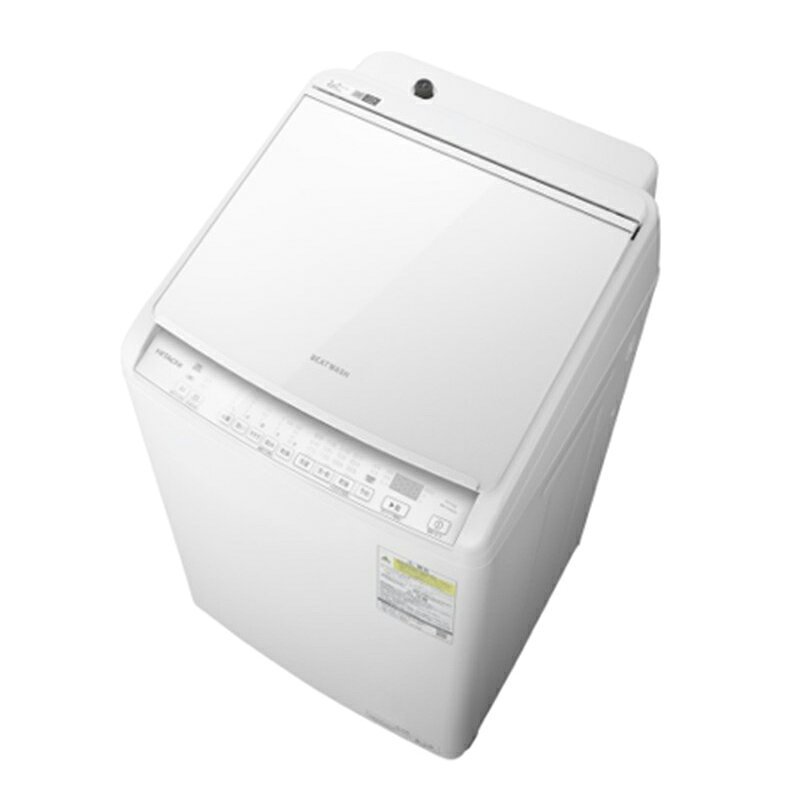 【ふるさと納税】【タテ型洗濯乾燥機ビートウォッシュ】BW-DV80M(W)【 洗濯機 HITACHI 日立 家電 茨城県 日立市】